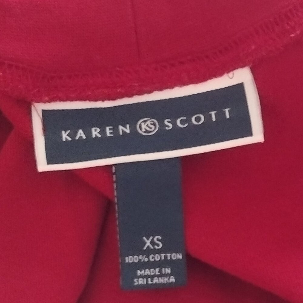 Karen Scott Womens Mock Neck Long Sleeve T-Shirt - Picture 6 of 10